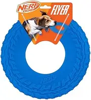 Nerf Dog 10in Tire Flyer: Blue, Dog Toy