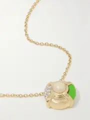 [Mason and Books] Mason and Books - A Touch Of Sugar 14-karat Gold Multi-stone Necklace - One size One size Gold