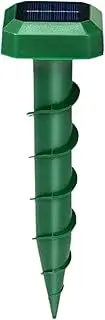 Vole Repellents | Solar Powered Mole Repellents Stakes - Ultrasonic Get Rid of Vole Rodents Spikes for Chipmunk, Garden & Yard