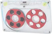 Reel to Reel Blank Audio Cassette Tape, 46 Minute Audio Cassette Tape, Blank Cassette Recording Tapes, Clear Audio Cassette Tape Colored Cassettes Tapes for Music Recording
