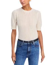 Frame The Ladder Cashmere Pointelle Sweater
