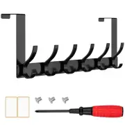 Over The Door Hooks, 12 Hooks Over The Door Hanger Hook, 15.5" L x 4.5" H Ove...