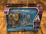 McFarlane AVATAR World of Pandora Med Dlx Set - A1 Amp Suit & Col. Miles Qua 7a