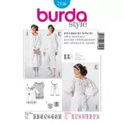 BURDA SEWING PATTERN 7156 MISSES 10-24 HISTORIC MEDIEVAL UNDERWEAR COSTUME