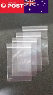 6x10cm Resealable Zip Lock Bags-Self Seal-Clear Plastic-Poly Transparent