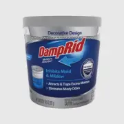 DAMPRID Refillable Tub Moisture & Odor Absorber Dehumidifier 10.5 oz No Scent
