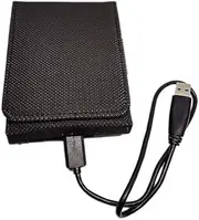aCrafts External Hard Disk Wallet Holder Carrying Case Bag Case Enclosure Cover Pouch for Seagate 1TB Backup Plus Slim Portable External Hard Drive