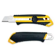 KOMELON 18mm Wheel Lock Retractable Plastic & Rubber Handle Snap Knife LRGW5