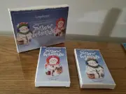 Longaberger Pottery 1999 Snow Friends Cookie Molds - Snowball & Flurry, NIB
