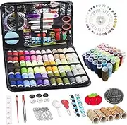 Sewing Kit,229 PCS Adult Sewing Kit, Suitable for Novice Sewing Thread,Sewing Set Including Sewing Needles, Scissors and Other Sewing Supplies