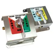 ​GROCO TS-350-T 1/2" 4-Way Tank Selector Kit - Bronze, Stainless Steel Mount​