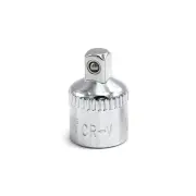 Chicane 3/8"(F) x 1/4"(M) Socket Adapter - Chrome Plated Chrome Vanadium Steel