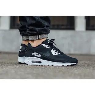 NIKE AIR MAX 90 ULTRA ESSENTIAL 網面 透氣 黑白 黑魂 男鞋 819474-001