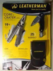 Leatherman Core multi-tool. Retired, new in package w Crater C33LX NIP #4434