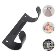 Black Wall Hook Ironing Board Organizer Hanging Stand for Hanger