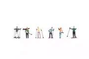 Noch 15827 HO/OO Gauge Skiers (6) Figure Set
