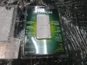 Lutron Decora Maestro ceiling fan & LED light dimmer switch MACL-LFQH-WH, white