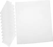KALLORY 50Pcs Cushion Pouches Thick Protective Wrap for Dishes Glassware Porcelain Furniture Reusable Packing Supplies White for