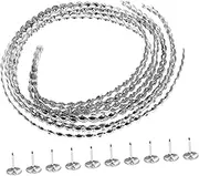 6Pcs Decorative Upholstery Nail Strips Decorative Tack Trims for Sofa Chair and Furniture Easy to Install Resistant Design