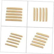 Abaodam 6-string Bass Guitar Nut Replacement 42mm Plastic Guitar Parts Easy to Install Nut Set of 5