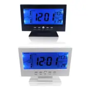 Led Digital Projection Alarm Clock Loud Snooze Calendar Weather Display