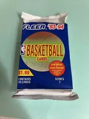 (22) Fleer 1993-94 Basketball Card Packs (29 Cards Per Pack
