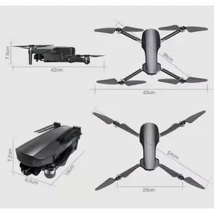 SG908三軸雲台空拍機 電子防抖 智能定位 智能返航 智能跟隨 4k航拍