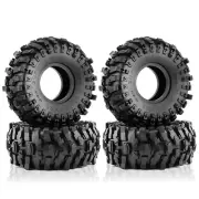 4PCS 118mm 1.9 Rubber Tire Wheel Tyres for 1/10 RC Crawler Car TRX4 RC4WD9075