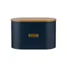 Typhoon Living Otto Collection Quality Bread Bin 11 Liters Capacity Navy Blue