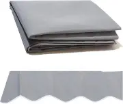 12' X 10' Retractable Patio Awning Replacement Fabric Cloth, Durable Exterior Su