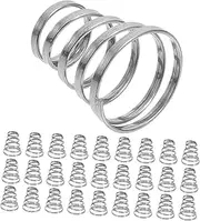 Kisangel Quick Release Wheel Skewer Springs 30pcs Road Bike Wheel Axle Spring Compact Size Lightweight Sturdy for Cycling