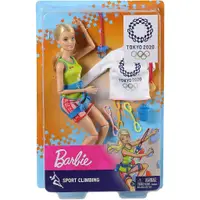 在飛比找蝦皮購物優惠-♥萌娃的店♥ 盒裝芭比娃娃 東京奧運 攀岩款 GJL73(G