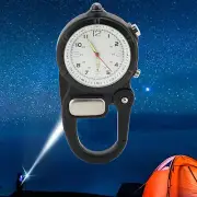 Clip On Watch Carabiner Watch Hanging Buckle Backpack Watch With LED Flashli AP9