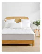 [Onkaparinga] Cotton Quilted Electric Blanket in White