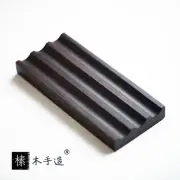 Handmade crafted Art Wenge Wooden 3 Pens Hold Creative Office Desk Gift Wood