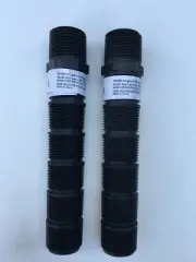 Two 3/4 x 3/4 x 6 Cut Off Riser Sprinkler Head 37113 - male fitting on both ends