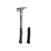 Stiletto Hand Tools 17" H x 6" D 2 Piece Silver Titanium Bone Smooth Face Hammer