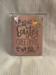 Easter Greetings Greeting Card Handmade