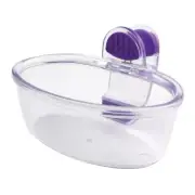 Dexas Klip Cup Clear (Purple) - Small Large