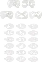 yuksok 23Pcs Face Painting Stencils for Kids Body Painting Stencils Party Makeup