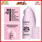 NYX Professional Makeup, Primer, Smoothing and Evening, the Marsh Mellow Primer