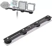 Dual Camera Flash Bracket Extension Bar for 11 Inch Mounting Solutions