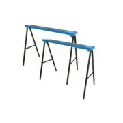 GA251446 783160 Silverline Metal Saw Horse Twin Pack 100kg Woodwork DIY Tool
