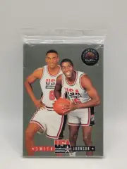 1994 Skybox Premium Team USA Tip-off sealed insert set O'Neal Bird Johnson