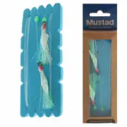 Mustad UltraPoint Demon Circle Hook Flasher Rig Silver Yellow 5/0