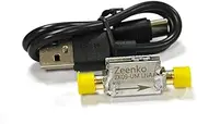 AURSINC ZK09-UM LNA Low Noise Amplifier, 100kHz-10GHz, Ultra-broadband, Low Noise, Good Flatness, 21dB Gain, USB Interface Powered, for TinySA Ultra, RF & Software Defined Radio (SDR)