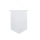 4 Pcs Hanging,Blank Flag Enamel Flags Pins Pin Strings Canvas Hanging Wooden