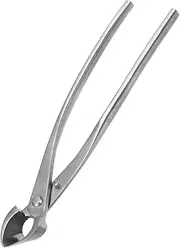uxcell Bonsai Tool - 11 Inch Stainless Steel Concave Cutter, Bonsai Tree Plants Modeling Tools, Applying to Gardening Pruning Knobs/Branches (280mm, Silver)