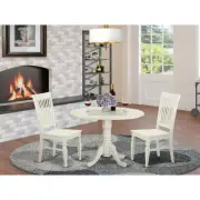 3 PC Dining room set for 2-Kitchen Table and 2 Kitchen Dining ...