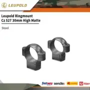 Leupold Rugged Dependable Ring Mount For Cz 527 30mm High Matte Steel #le177366